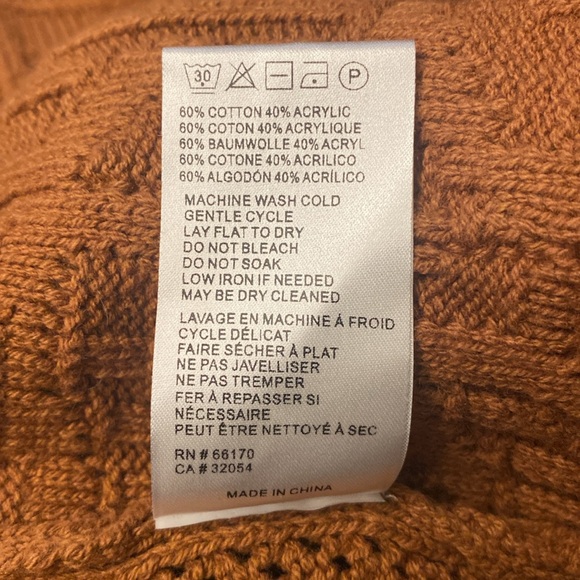 NWT Rue stiic Sahara Cardigan, Size M Color Burned Brown - Picture 8 of 10